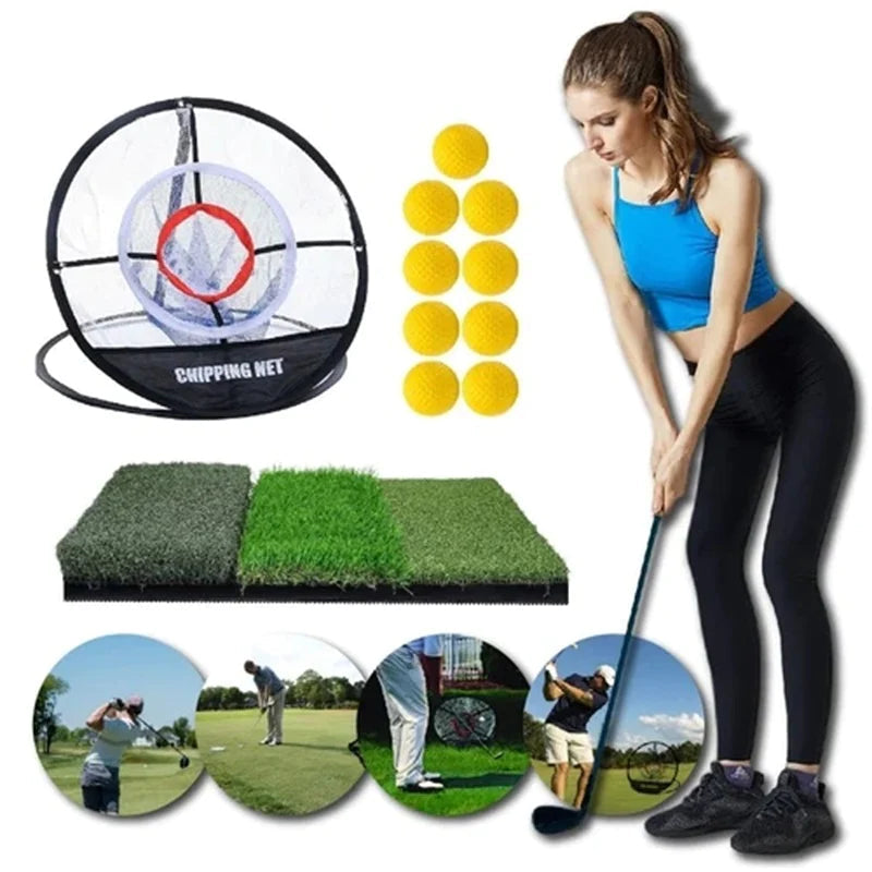 NET + 18 BALLS + CHIPPING TURF