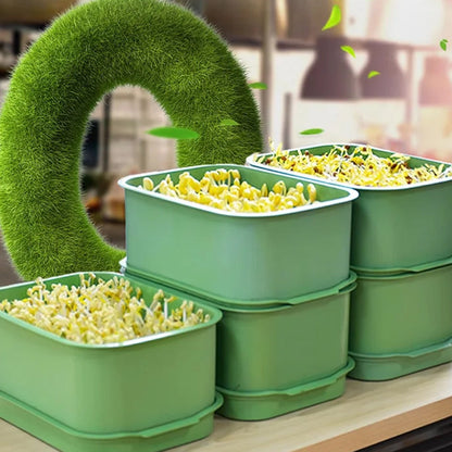 Stackable Bean Sprout Growing Box - Multi-layer Design, Perfect for Home Cultivation, Healthy Green Living!