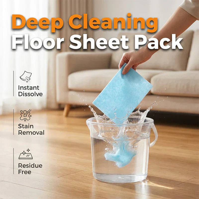 🔥Water-Soluble Floor Cleaning Sheets⏰50% Off Limited Time Sale