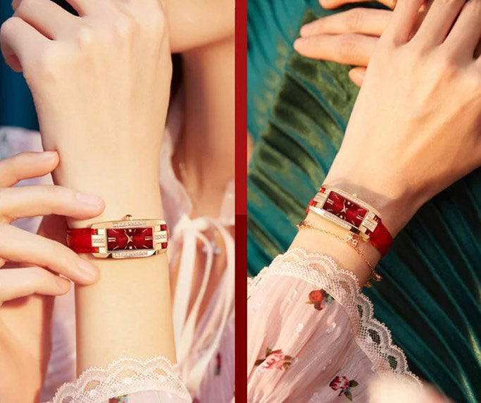 Elegant Temperament Square Ladies Quartz Watch (BUY 1 GET 1 FREE)
